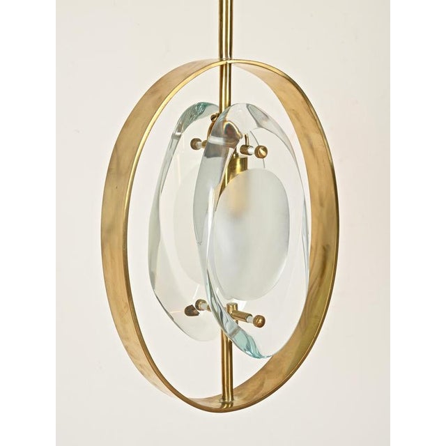 Model 1933 Pendant Light by Max Ingrand for Fontana Arte, Italy, 1961 For Sale - Image 9 of 18