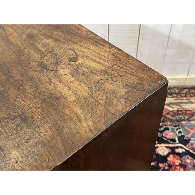 Antique English Mahogany Chest of Drawers, 1800s For Sale - Image 12 of 18