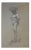 Charles Walch, Study for Caryatid, Pencil, Early 20th Century For Sale