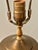 Vintage Tobacco Leaf Chinoiserie Porcelain Lamp With Double Happiness Finial and Ming Style Base - Shade Included For Sale - Image 9 of 12