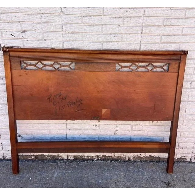 Traditional Vintage Lammerts Full Size Headboard For Sale - Image 3 of 5
