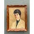 This vintage 1968 oil-on-canvas portrait captures its subject with quiet, contemplative presence, rendered in loose,...