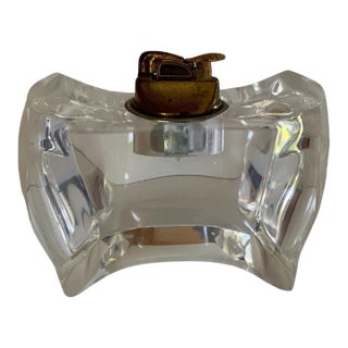 Vintage Mid-Century Modern Ritts Astrolite Lucite Table Lighter Evans Insert Usa 1960s-1970s MCM For Sale