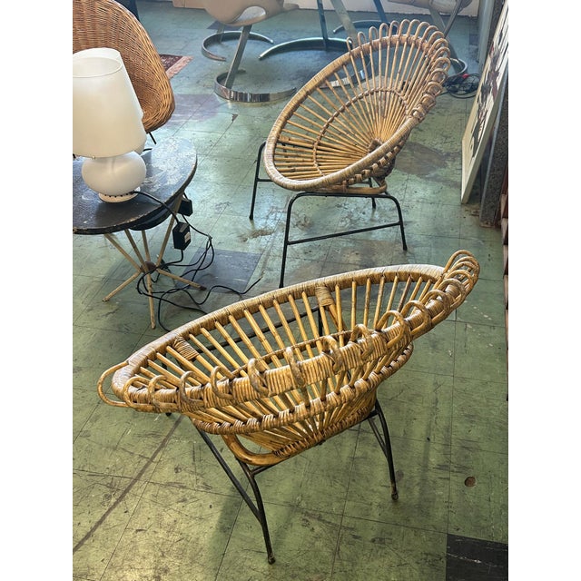 Brown Sun Chairs by Janine Abraham, 1970s, Set of 2 For Sale - Image 8 of 9