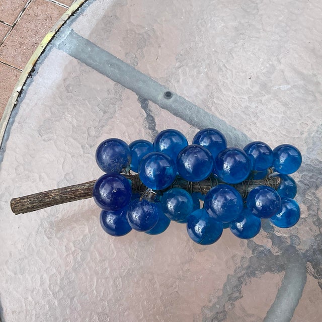 1960’s Large Blue Acrylic Grapes For Sale - Image 4 of 6