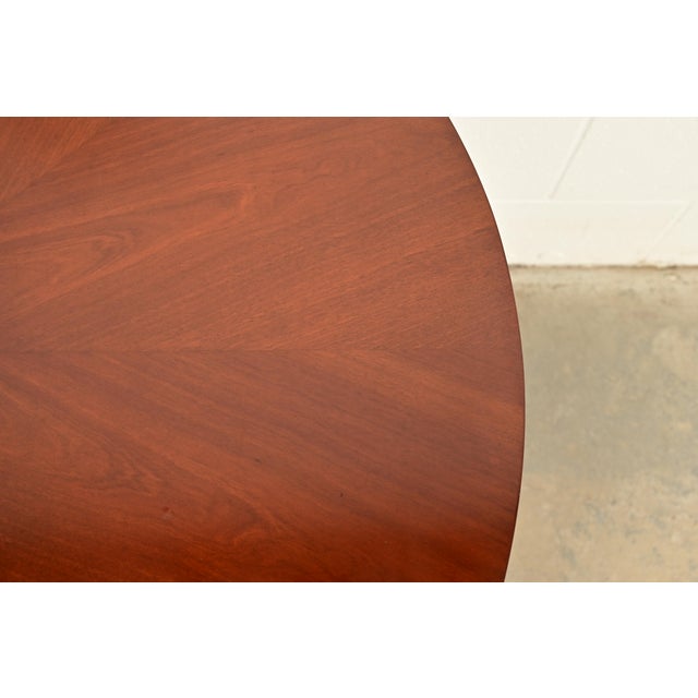 Wood Kindel Furniture Modern Regency Mahogany Two-Tier Center Table or Tea Table For Sale - Image 7 of 13