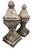 Pair of Large Vintage Weathered Garden Finials For Sale - Image 4 of 7