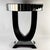 Art Deco Round Mirrored Bar Table in Black Painted Wood, 1930s For Sale - Image 6 of 18