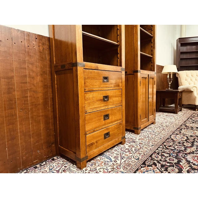 English Bookcase in Oak For Sale - Image 10 of 18