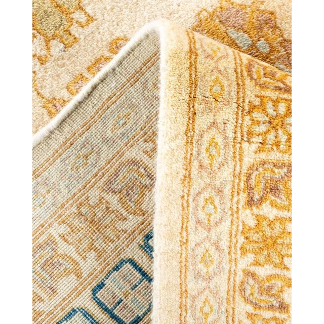 Mogul, One-of-a-Kind Hand-Knotted Area Rug in Ivory, 6' 2" x 9' 0" For Sale In New York - Image 6 of 8