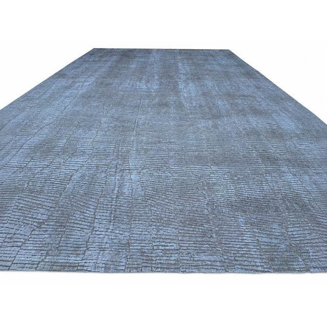 Rh Lasya Silk & Wool Rug – 12' × 15' Sand | Hand-Knotted Silk & Wool For Sale - Image 12 of 18