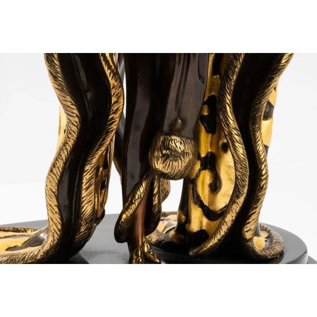 Metal "The Mystic" Bronze Sculpture by Erté, 1988 For Sale - Image 7 of 13