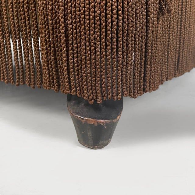 Italian Art Deco Lounge Chairs in Brown Velvet, 1930s, Set of 2 For Sale - Image 17 of 18