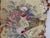 French Aubusson Style Tapestry Pillow with Silk Velvet Backing For Sale - Image 4 of 15