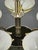 Gold Art Deco Nickel Chandelier with Champagne Glass Shades, 1930s For Sale - Image 8 of 15