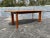 Mid-Century Modern 1980s Dining Table or Desk in the Manner of Charlotte Perriand, Solid Wood For Sale - Image 3 of 12