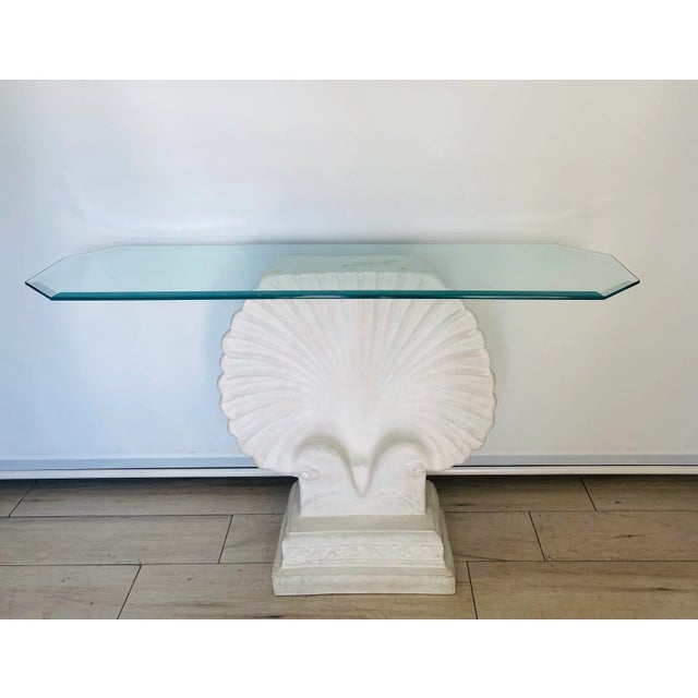 Mid 20th Century Sea Shell Console Table in the Manner of Groult For Sale - Image 9 of 9