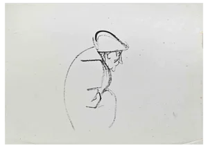 Hermann Paul, Portrait of an Man, Early 20th Century, Drawing