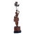 Mid 20th Century Mid Century Modern Wood Carved Nude Woman Lamp For Sale