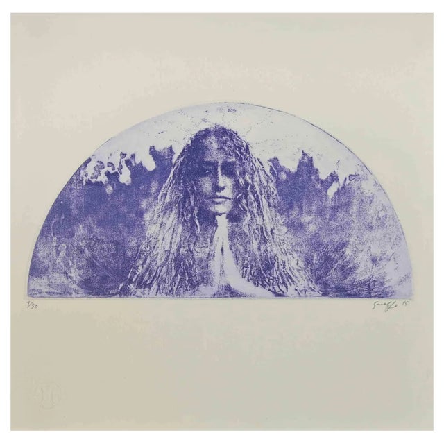 Guelfo Bianchini, In Dream, Etching, 1995 For Sale