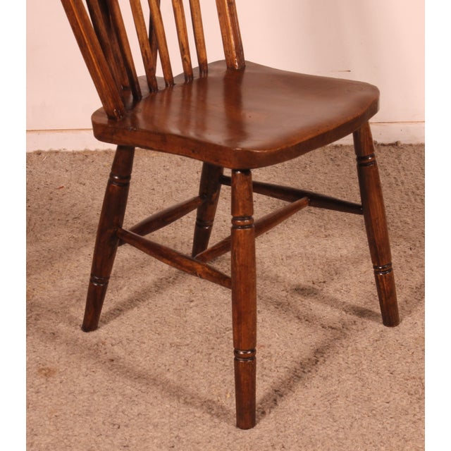 Tan 19th Century Windsor Chairs, Set of 6 For Sale - Image 8 of 14
