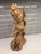 Ecru Museum-Quality Mid 20th Century Balinese Suar Wood Goddess Dewi Sri With Birds Masterwork Sculpture (Mas, Bali) For Sale - Image 8 of 11