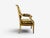 French Louis Xvi, French Arm Chair, Versace Fabric, Giltwood, France, 1960s For Sale - Image 3 of 17