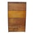 Arts & Crafts Camden Cabinet Co. Oak 5-Stack & 4-Drawer Barrister Bookcase C1920 For Sale - Image 13 of 14