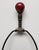 Early 20th Century Marble and Cranberry Glass Table Lamp For Sale - Image 11 of 12