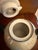Antique White Block Germany Lusterware Tea Set Art Deco Iridescent 1930s JLB S - 15 pcs For Sale - Image 14 of 16