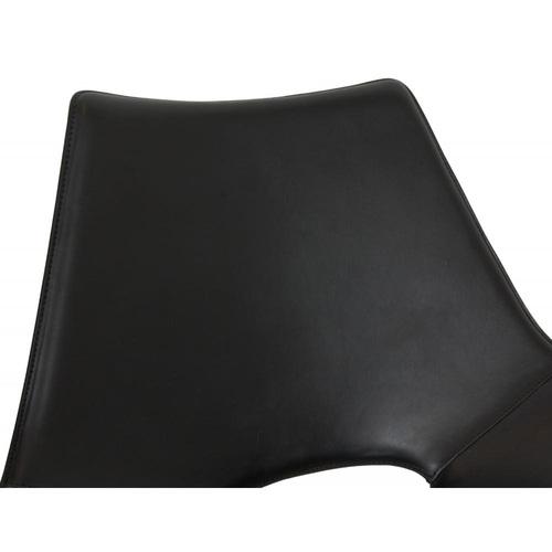 Scimitar Chair in Black Leather No. 23 from Fabricius and Kastholm, 1990s For Sale - Image 11 of 18