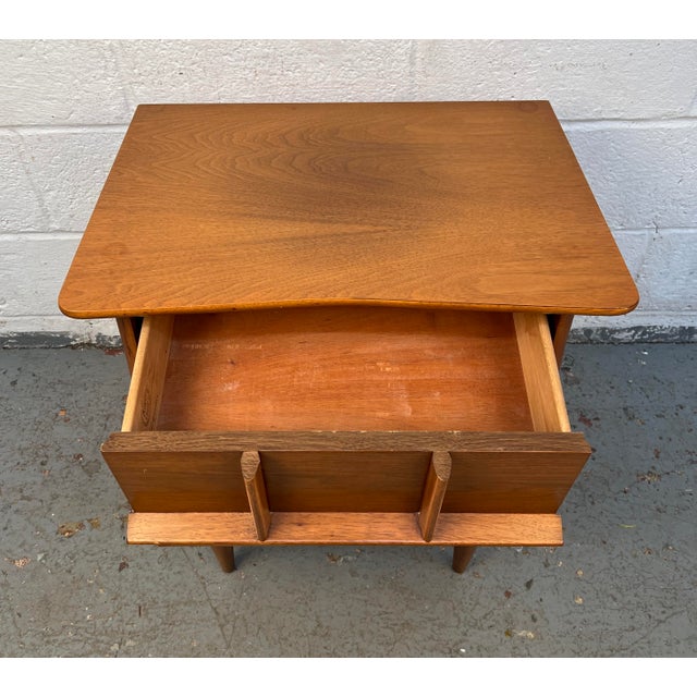 Kent Coffey "Eloquence" Mid-Century Walnut Night Stand For Sale - Image 11 of 13