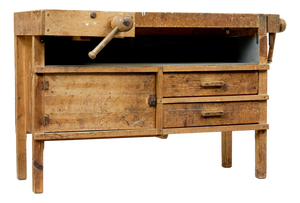 Antique Pine Workbench, 1900