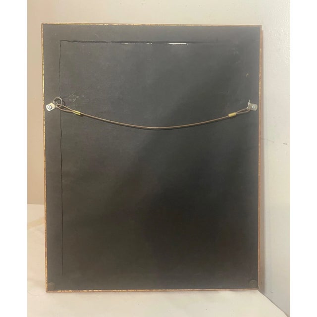 Vintage Original Oil Painting Realism Elder Lady Woman Portrait on Board Framed For Sale - Image 10 of 10