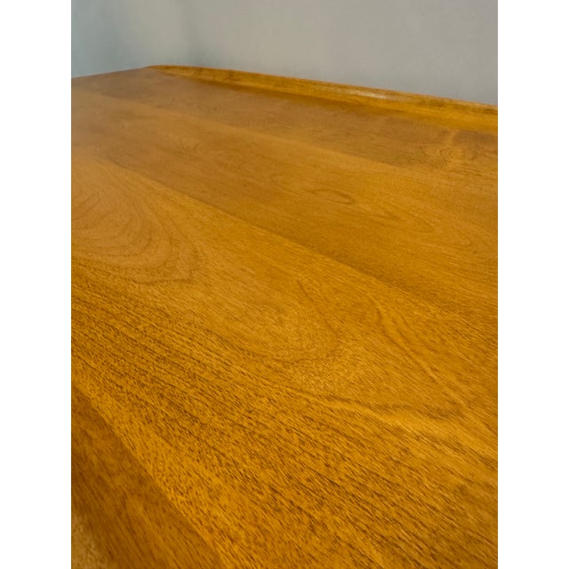 1960s Vintage MCM Authentic Heywood-Wakefield 319-G Champagne Coffee Table Signed For Sale - Image 5 of 12