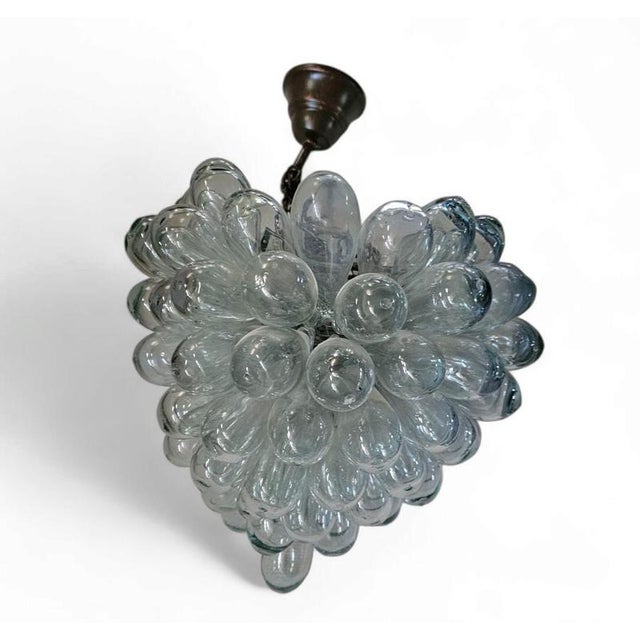 Hanging Lamp in Hand-Blown Glass from Lartigiani, 1960s For Sale - Image 8 of 11