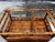 Mid 20th Century Vintage Tortoise Bamboo Rattan Bar Cart Chinoiserie Cabinet For Sale - Image 4 of 10