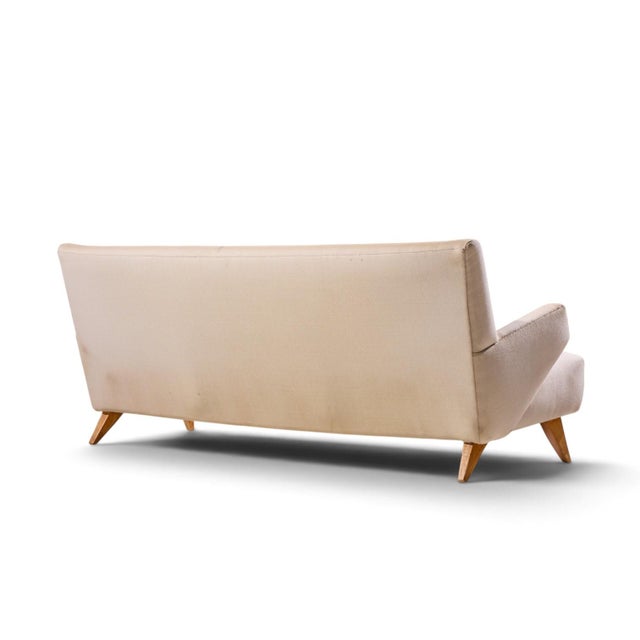 Textile Jens Risom for Knoll Model 37 Mid Century Sofa For Sale - Image 7 of 9