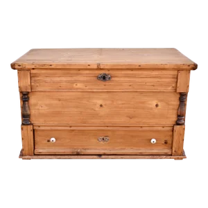Late 19th Century Pine Trunk or Mule Chest