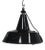 D40 Ceiling Lamp in Black Metal, 1950s For Sale