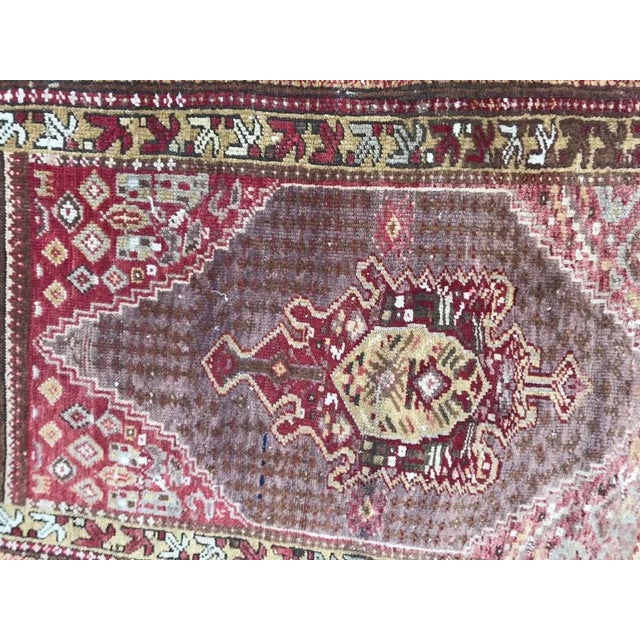 Small Turkish Yastik Rug For Sale - Image 10 of 16