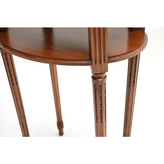 Antique Edwardian Walnut Side Tables, 1900, Set of 2 For Sale - Image 9 of 10
