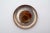 Silver Plate-Shaped Ring Dish with Agate, in Very Good conditions. Designed 1980 to 1989 This piece has an attribution...