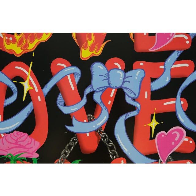 Lover, Lover, Lover Poster by Dan Colen For Sale - Image 5 of 7