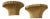 Vintage Fluted Column Decorative Gilded Wall Display Brackets For Sale