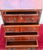 Brown Louis Philippe Carless X English Mahogany 4-Drawer Inlaid Secretary Desk from Unbekannt, 1980s For Sale - Image 8 of 12