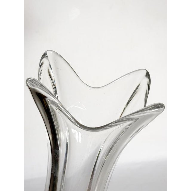 Glass Vintage Crystal Vase, France, 1970 For Sale - Image 7 of 9