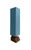 Sculpted Mayan Totem "Azzurro" by Pietro Meccani. This sculptural piece is made entirely of larch, cherry, and maple wood...