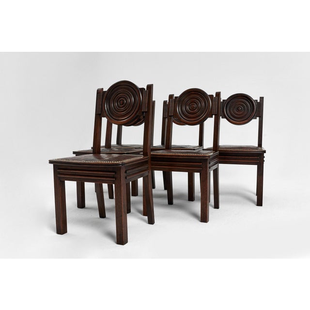 Dining Chairs by Etienne Kohlmann, France, 1930s, Set of 6 For Sale - Image 4 of 18