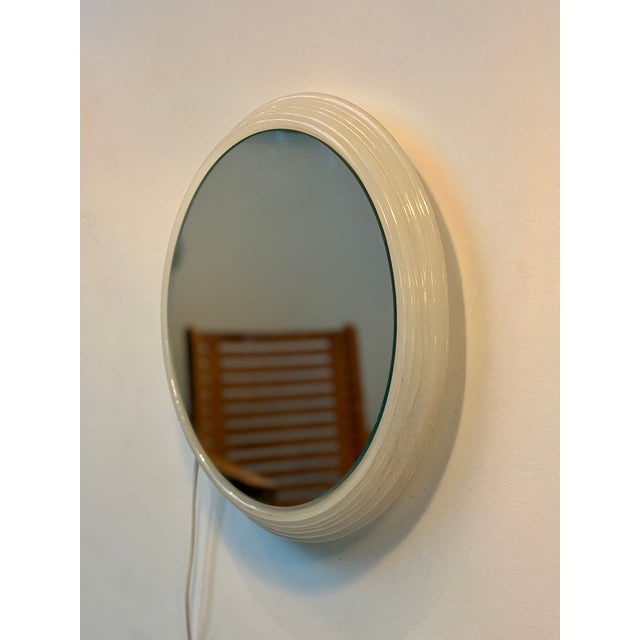 Mid-Century Modern Mid-Century Backlit Wall Mirror from Hillebrand, Germany, 1960s For Sale - Image 3 of 13